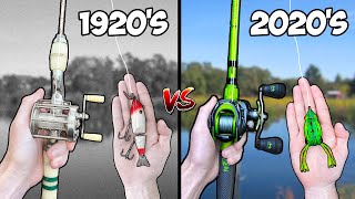 100 Year Old Fishing Gear vs Modern Fishing Gear