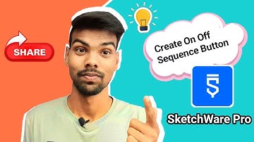 How To Create Sequence Is Equal On Off Switch On Off Button In SketchWare|Useful Coding|Androidbulb