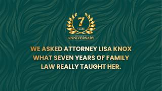 LISA TALKS | We Turned 7! Seven years. Seven questions for Attorney Lisa Knox  | Episode 10
