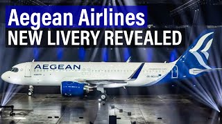 Aegean Airlines NEW LIVERY REVEALED
