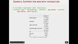 Week 5, Lecture 10, Part 4: Interactions with Multi-Categorical Dummies
