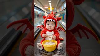 Evolution of Baby: Plane Attack on Baby for Food Eating ❤️ PART 2 #cat #cute #love #shorts