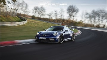 Grab a passenger ride in the Porsche 911 GT3 as it sets a new Nürburgring lap time