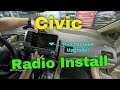 Honda Civic Touch Screen Radio and Backup Camera Installation