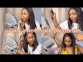 A QUICK GET READY WITH ME + UNBOXING (REVIEWING) Dischem EBONY Hotcomb 🔥🔥