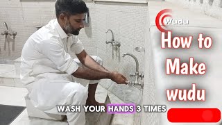 how to perform wudu in Islam before prayer - Wudu practical video for beginners