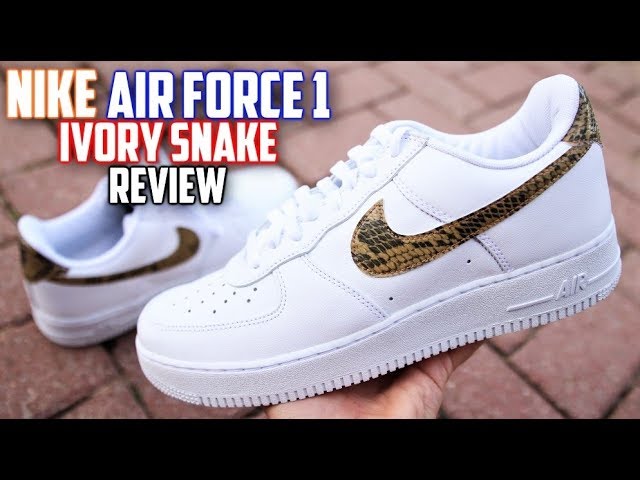 nike air force ivory snake