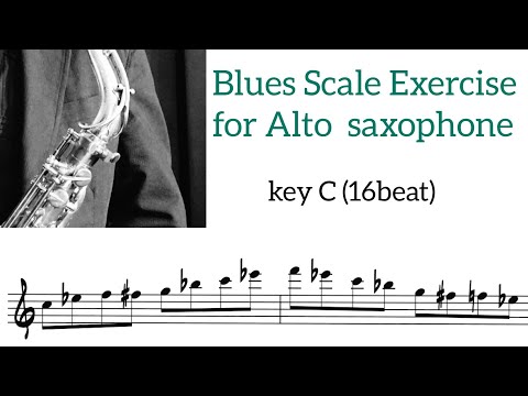 Blues Scale for saxophone (include All 12 keys.total. 12 pages) - Keisuke Matsumoto