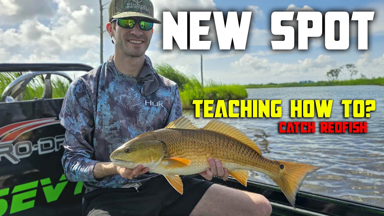 How I Find Fish Fast in New Water Dad & Sons Redfish Trip