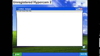 literally just opening notepad on a windows xp computer
