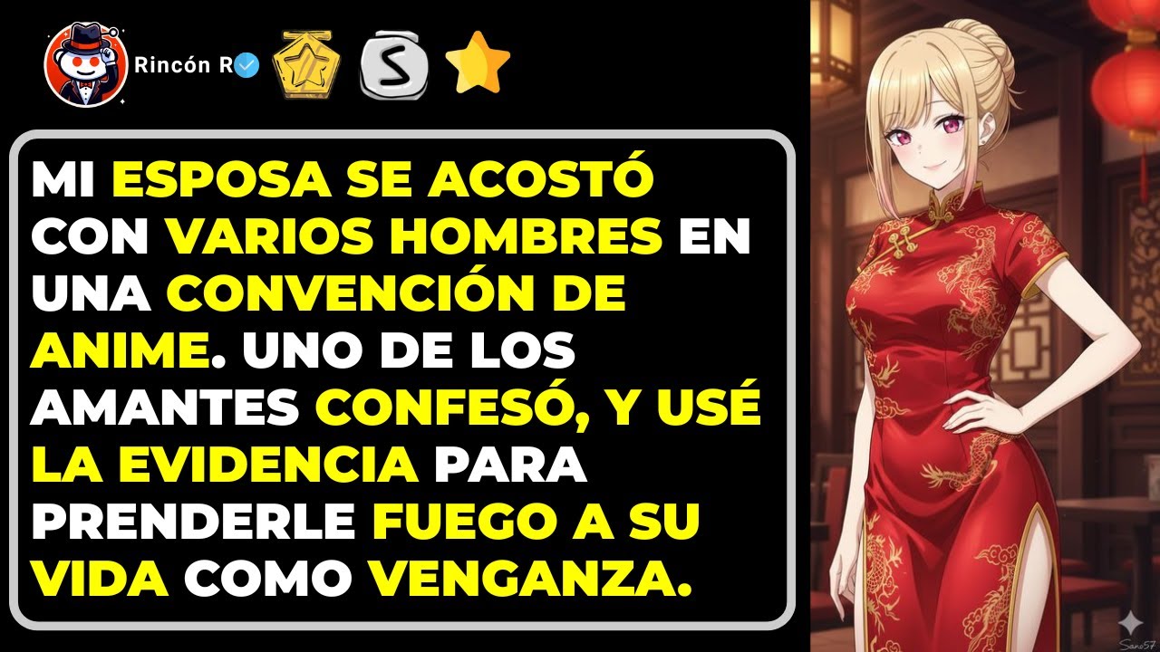 Mi esposa se acostó con varios hombres en una convención de anime. Uno de los amantes confesó, y usé