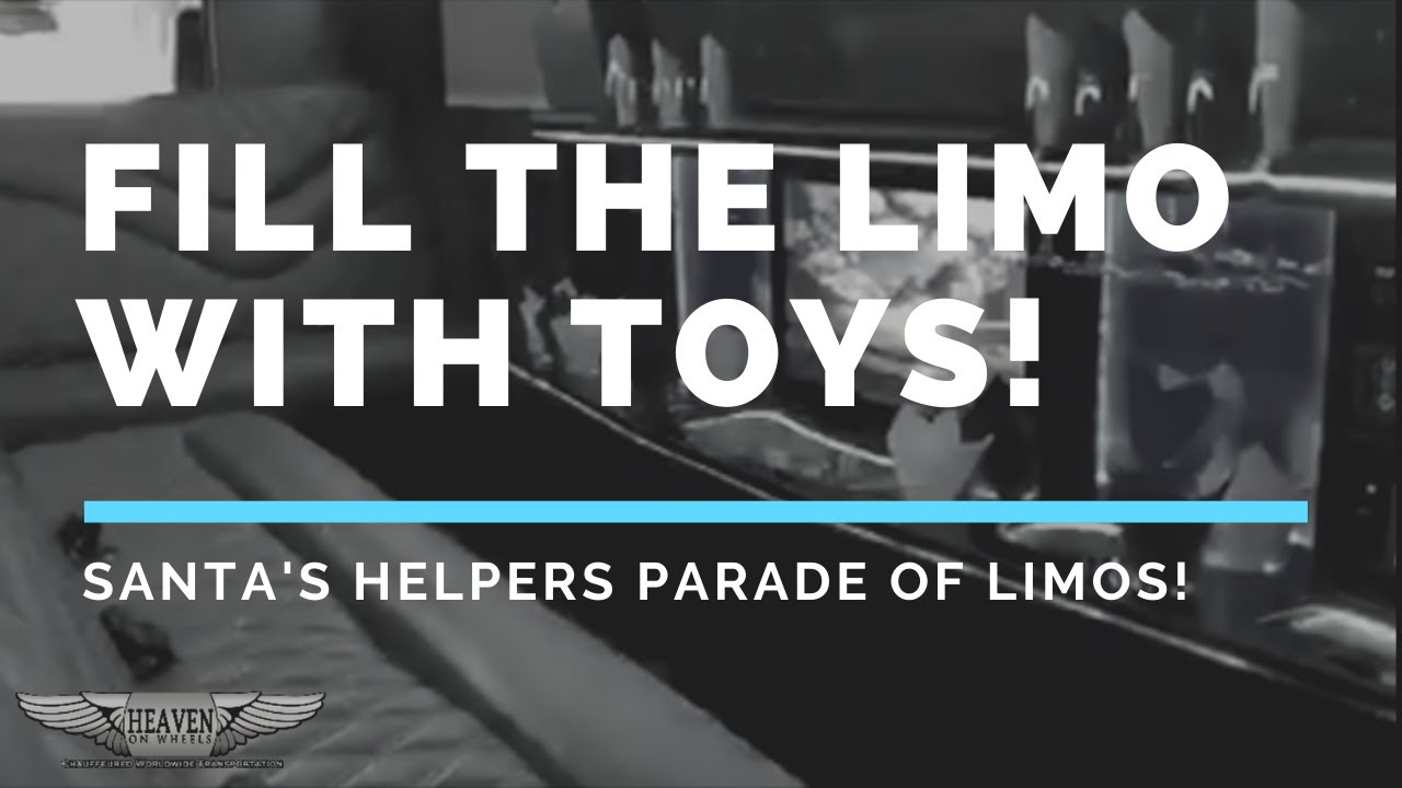 Fill The Limo With Toys - Parade of Limos!