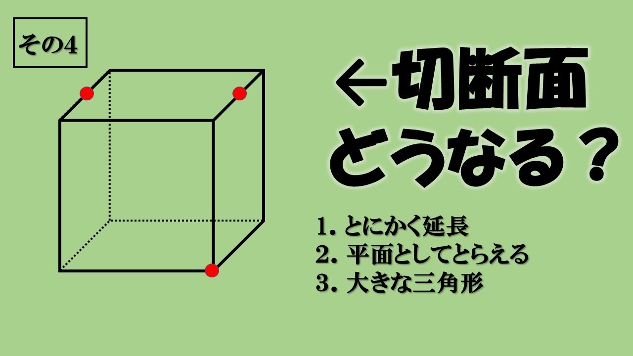 立方体 の 切断