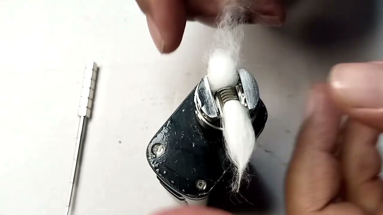 TUTORIAL PALING GAMPANG PASANG KAPAS Di wasp king dan semua RDA