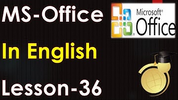 Ms Office in English  Working with Slide Show Menu in PowerPoint  Lesson 36