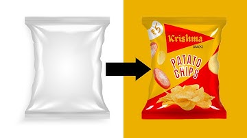 chips packaging mockup design tutorial