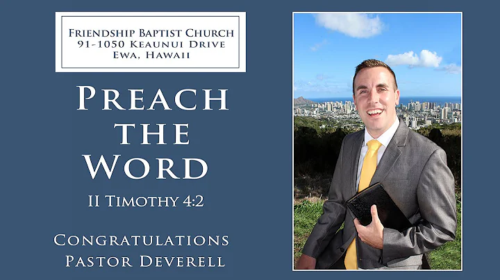 The Ordination of Robert A  Deverell