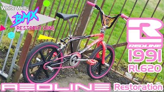 1991 Redline RL620 Freestyle BMX Restoration #bmx #restoration #restore #Redline #Redlinebmx