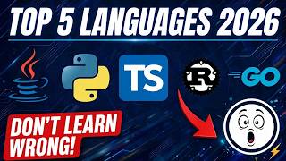 Top 5 Programming Languages in 2026 | Which Language to Learn First #video #trend #trending
