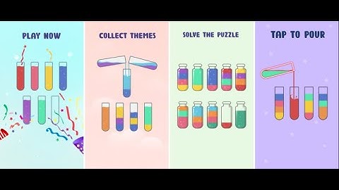 Water Sort - Color Puzzle GamePlay Walkthrough Level 1-20 ( Android & iOS)
