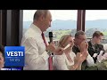 Wedding Crasher! President Putin Steals Dance With Austrian Foreign Minister Karin Kneissl