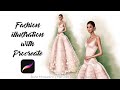 Fashion Illustration With Procreate | Bruna Marquezine | Met Gala 2024 | Tory Burch