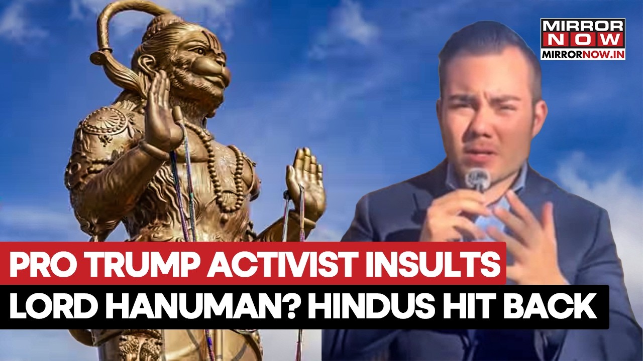 Pro-Trump Activist Insults Lord Hanuman Statue, Calls Indians 'Invaders' & Aliens, Hindus Reply
