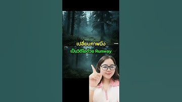 เปลี่ยนภาพนิ่งเป็นวีดีโอด้วย Runway