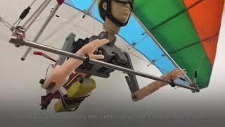 BMP JUMBO Articulated RC Hang Glider Pilot with Static/RC Harness