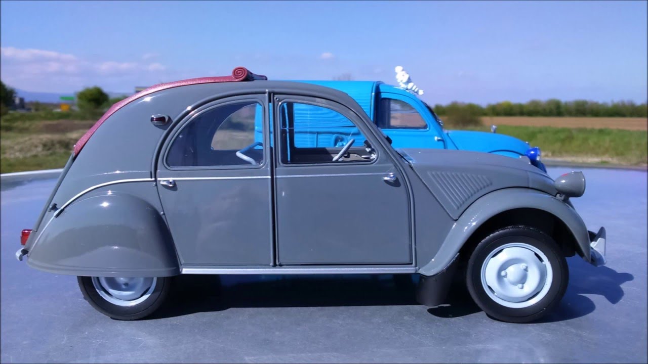 Citroen 2cv AZLP 1/18 norev - YouTube