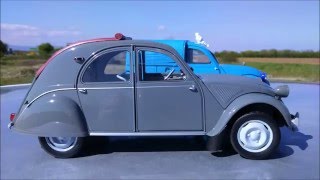 NOREV CITROEN 2CV AZLP GRIS1958 ミニカー1/18 Citroen 2cv AZLP 1/18 norev - YouTube