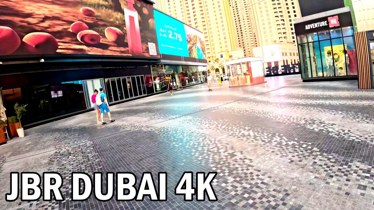 🇦🇪 JBR Dubai Day Walk 4K | Jumeirah Beach Residence
