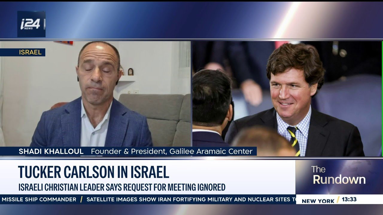 Tuker Carlson in Israel: Israeli Christian leader says request for meeting ignored