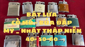 🔴🔴Bật Lửa Cò Mổ Mỹ _ Nhật thập niên 50_ 60. #đồcổcầnthơ #zippoxưa #bậtluaco #ronson