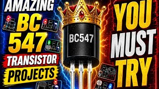 Amazing 6 BC547 Transistor projects |Diy Projects |@Shaktitechshakti