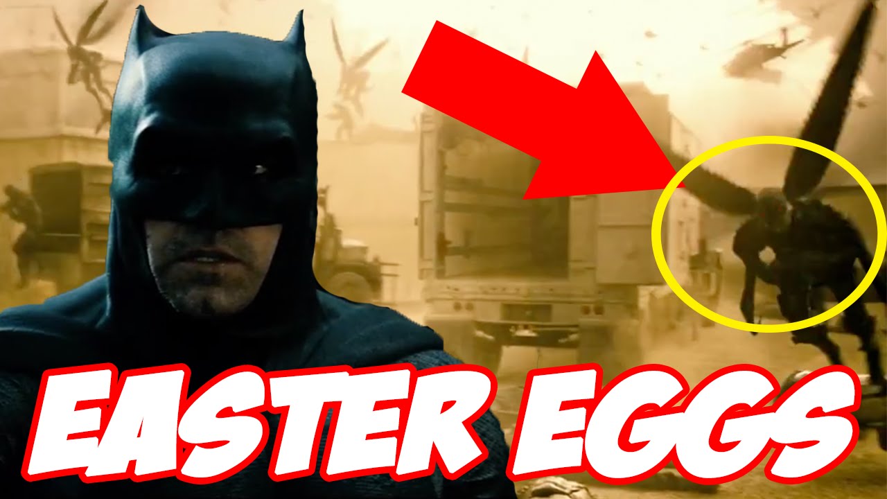 Batman Vs Superman Easter Eggs