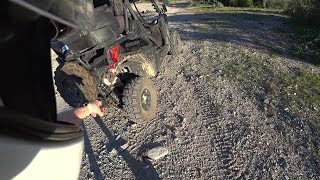 Removed Sway Bars - Cubic Dollar Lift Kit - Can Am Maverick Trail