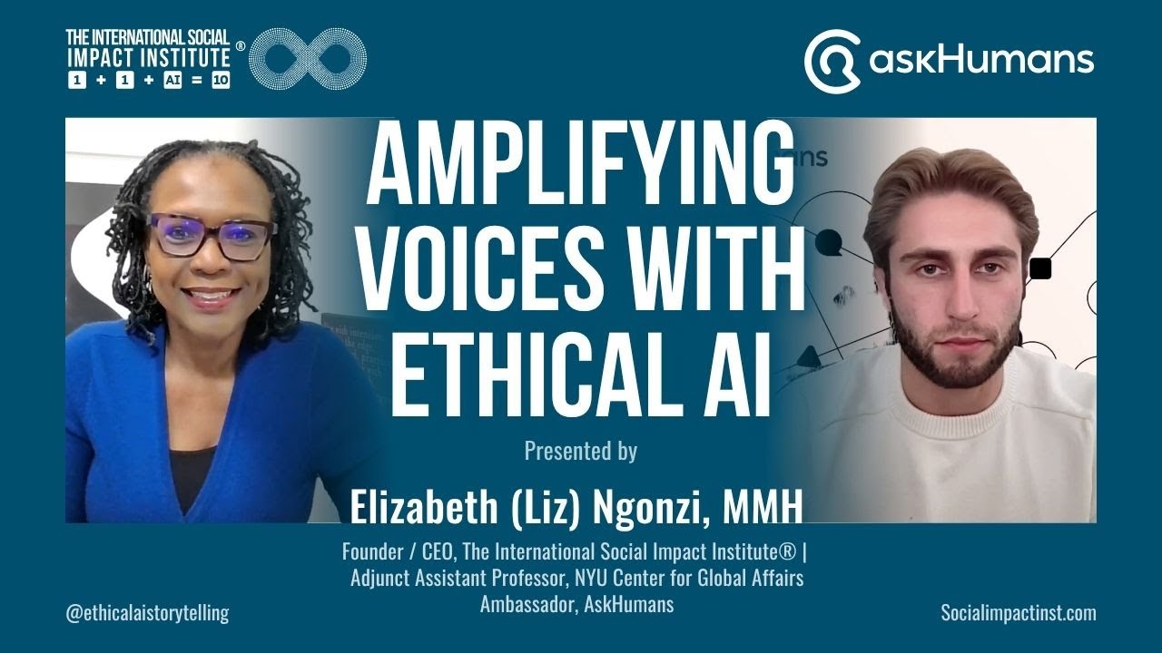 AI Storytelling for Impact | Liz Ngonzi on AskHumans, Innovation & Leadership