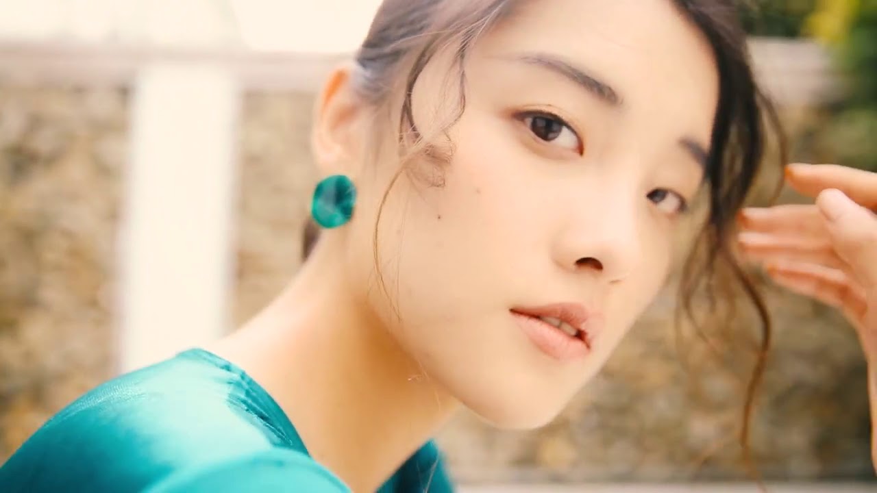 Fellala Green Aurora Enamel Large Stud Earrings