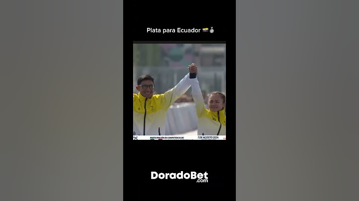 Ecuador se viste de Plata 🥈 gracias a Glenda Morejón y Daniel Pintado 💪🏻 #paris2024olympics