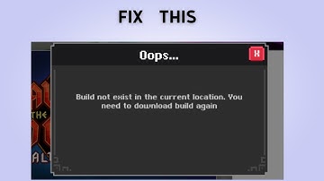 How to Fix "Build does not exist" error in Realm of the Mad God