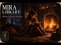 Winter Fireplace Reading | Mira Library Cozy Lofi Piano for Reading &amp; Focus | 1 hour