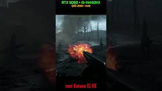 Battlefield 1 RTX 5060 QHD MSI Katana 15 HX Laptop FPS Test