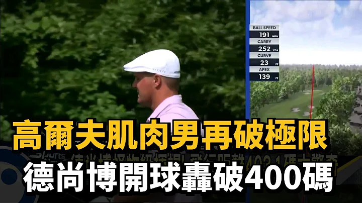 高球肌肉男再破極限 德尚博開球轟破400碼－民視新聞 - 天天要聞