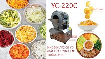 MÁY THÁI RAU YC 220 I THÁI RAU CỦ 2 CHỨC NĂNG