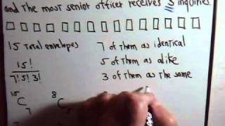 Combination Problem Example 8 [Combination & Partial Permutation]