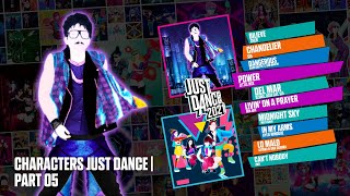Just Dance 2021  Characters Song List  Part 05  Fanmade