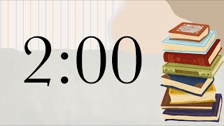 2 Minute Reading Timer (Piano Tones at End)