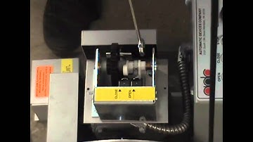 Setting ADC Rotary Limit Switches