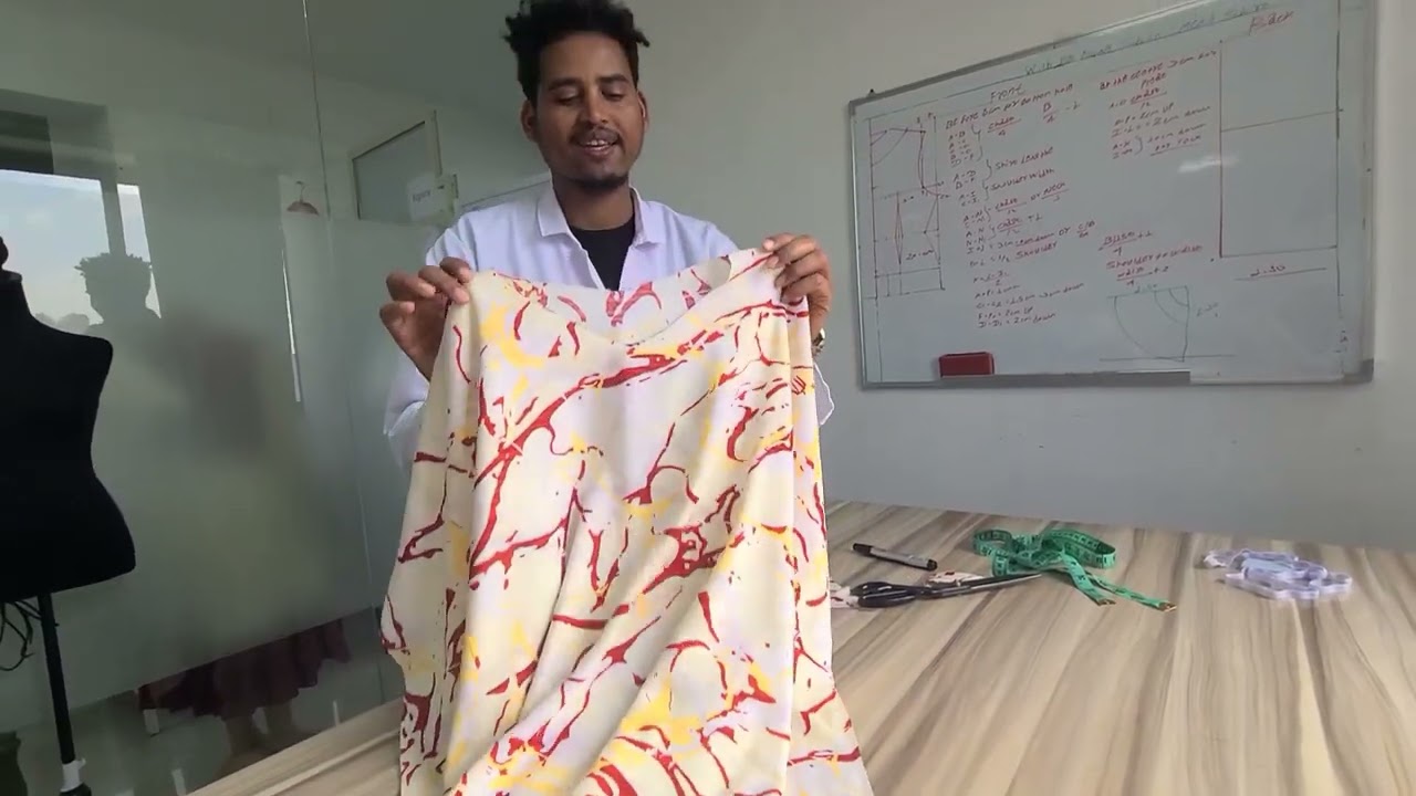 የሸቲ ጨርቅ አቆራረጥ እና አሰፋፍ በቀላል መንገድ 